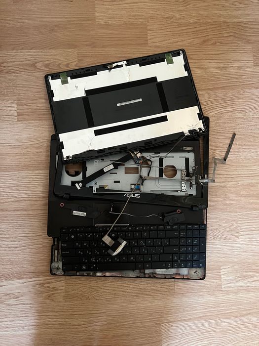 Asus a52 n52 k53b x54h k50 петли, клавиатура, охлаждение, рамка, шлейф