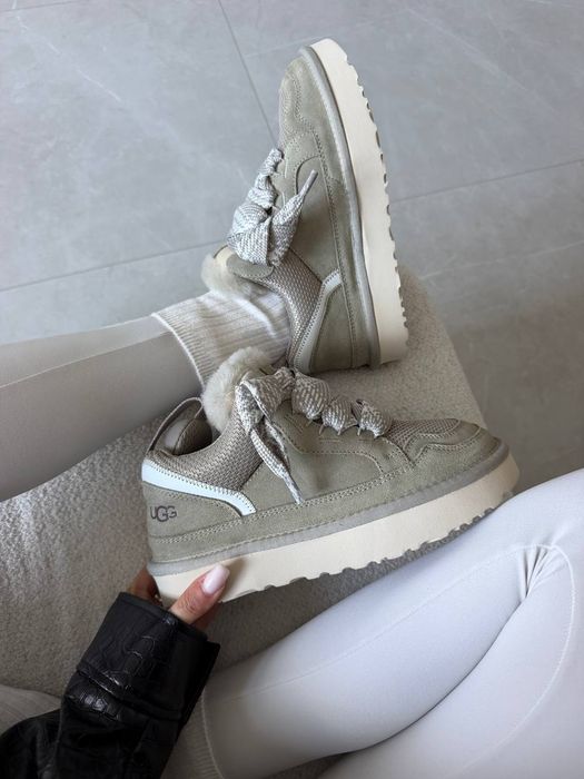 Кросівки Кроссовки UGG LOWMEL SNEAKERS premium Grey  Серый  Сірий Кросовки Демісезон