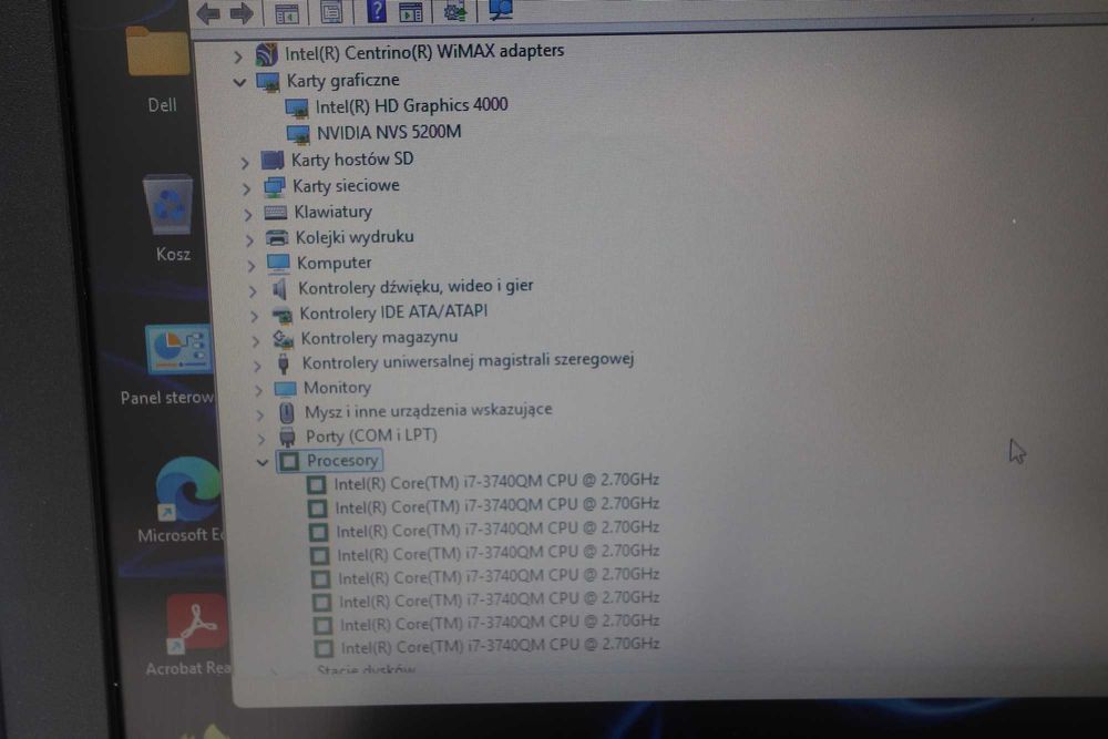 Laptop Używany Dell E6530 i7 15,6 FHD 16GB 256SSD W11 Nvidia GW FV