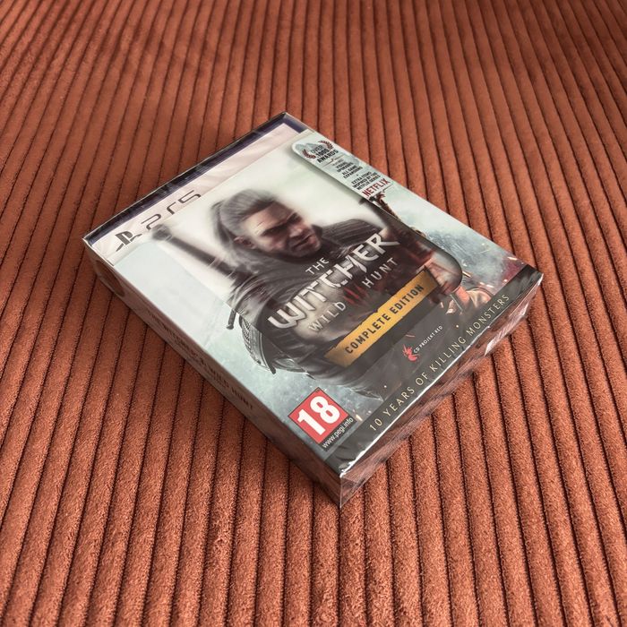 Wiedźmin 3 na PS5 | Nowa w folii | Edycja Kompletna Steelbook Magnes