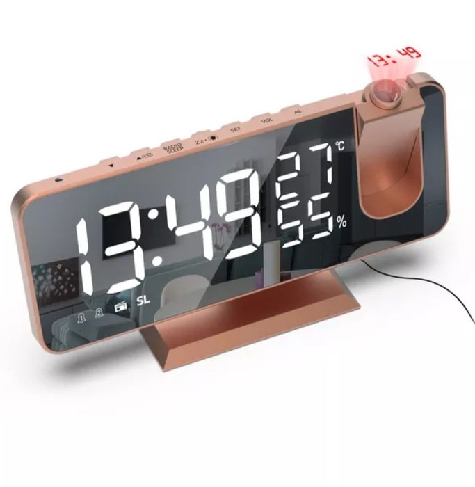 Relógio e Projetor de Horas para Quarto / Rádio (NOVO)