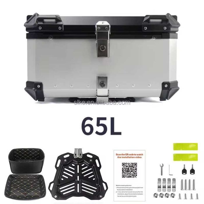 NOWY! Kufer centralny aluminiowy 65L + Płyta BMW R1250GS ADV R1200GS F850GS
