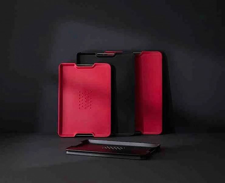 Deska XL Cut&Carve Plus, czerwona / Joseph Joseph