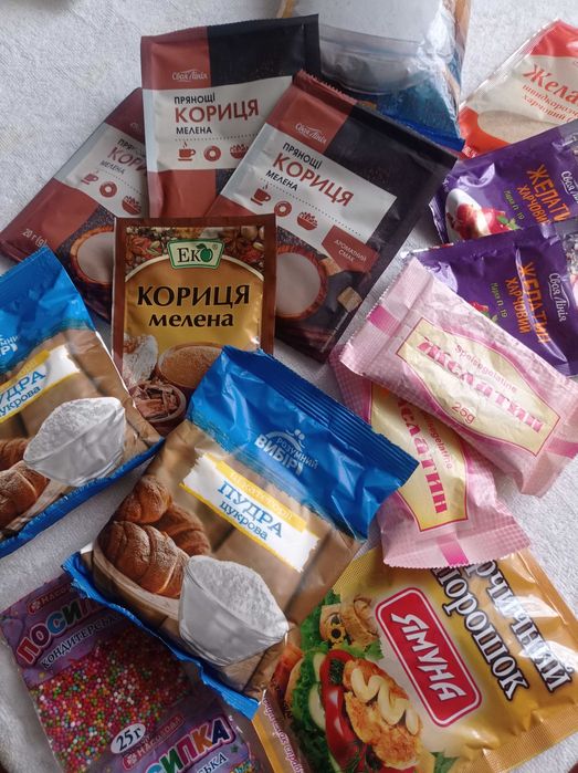 Продукты/приправа/желатин