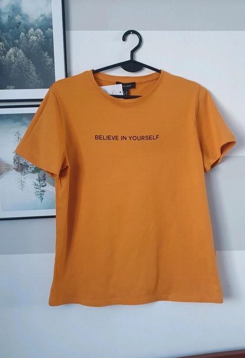 T-shirt bawełniany New Look L-XL