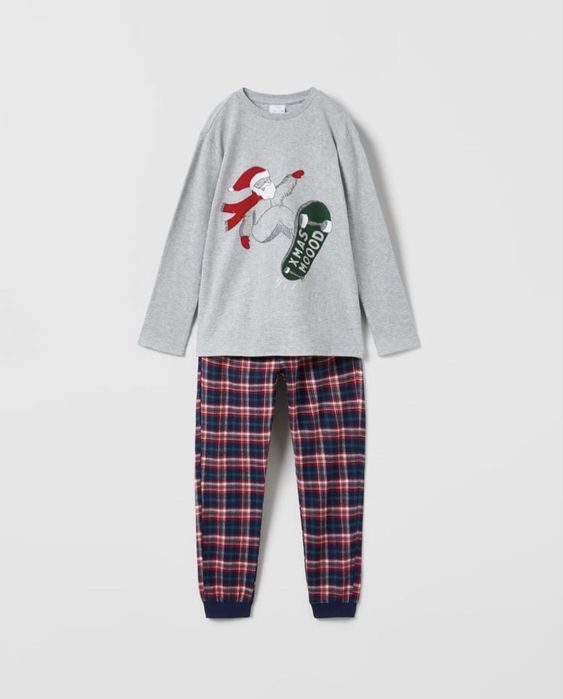 Новорічна піжама zara для хлопчика