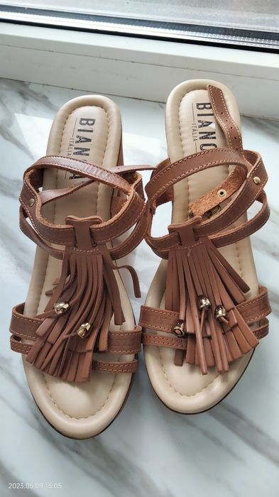Босоніжки жіночі бежеві,літнє взуття жіноче 39 р
