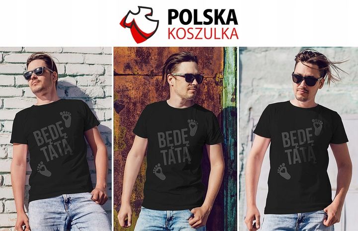 T-shirt Dzień Ojca Taty Będę Tatą 2xl Jakość