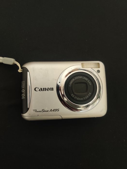 Canon PowerShot A 495 Silver Вінтажна Мильниця фотоапарат фотокамера