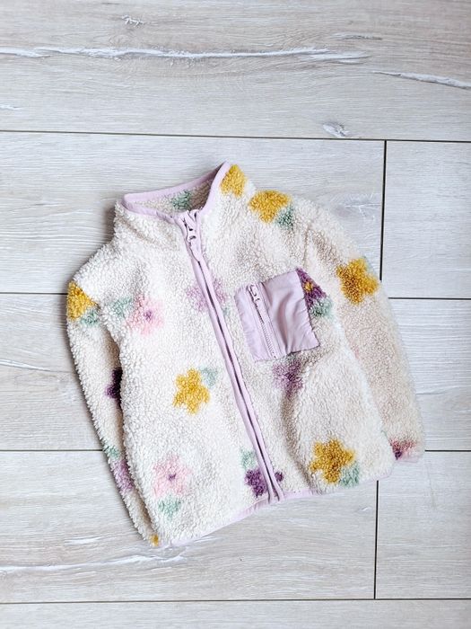 Куртка кофта Тедді Шерпа на дівчинку 2-3 роки Mothercare