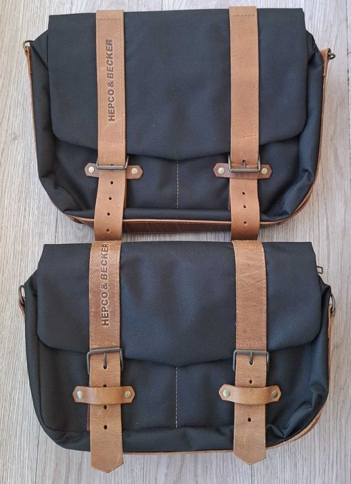 Ducati XDiavel S com suportes e malas Hepco & Becker