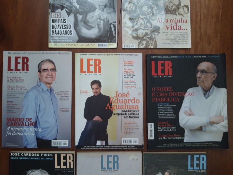Revista LER (Mário Carvalho/Agualusa/Cardoso Pires/Nabokov/etc.