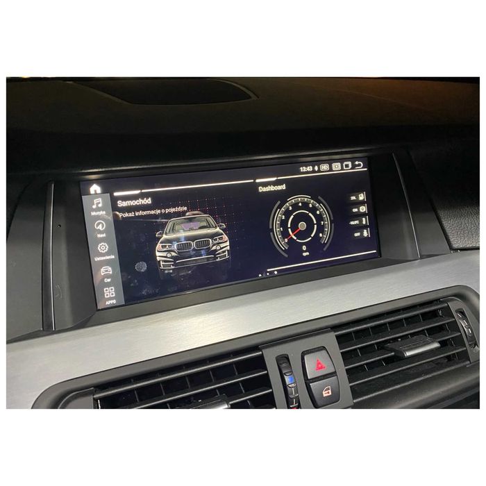 Rádio Android 14 BMW Série 5 F10 / F11 — CarPlay Sem Fios — Ecrã 10.25"