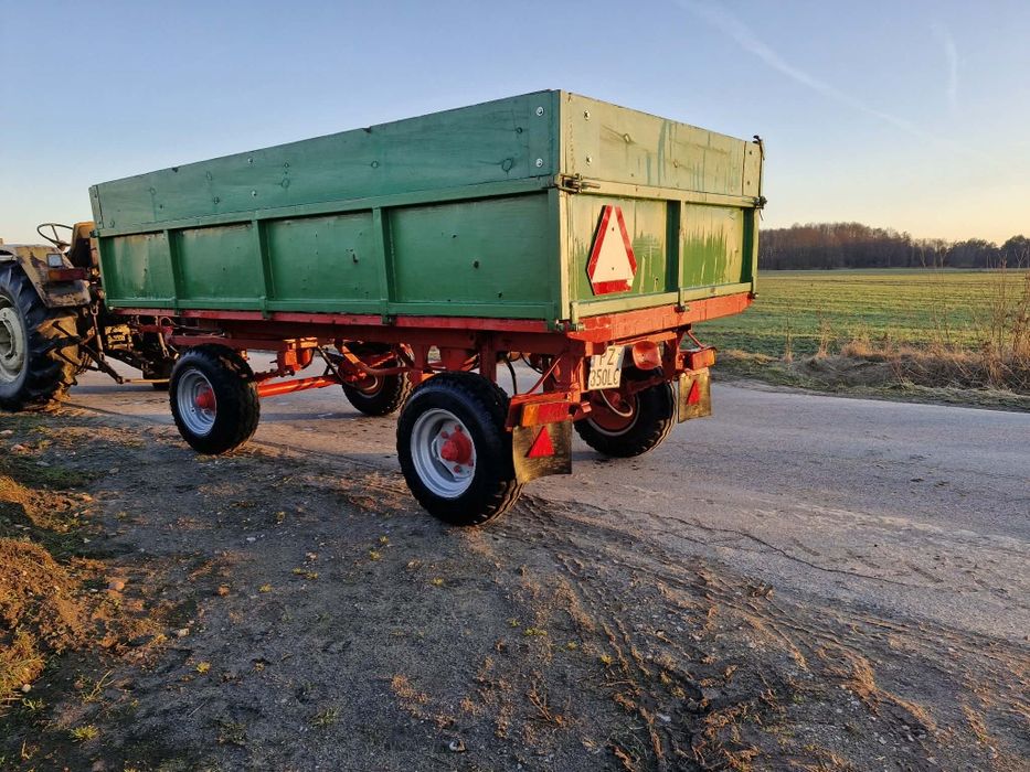 Przyczepa Rolnicza D35 Zarejstrowana Wywrotka
