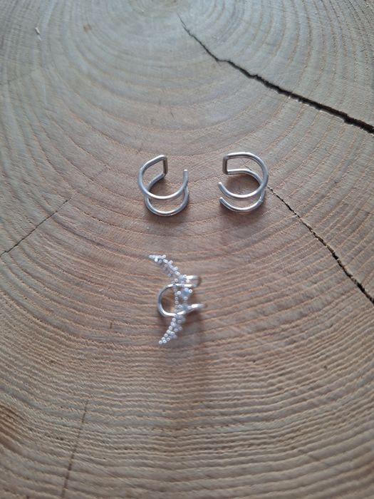 Kolczyki nausznice kółka nowe