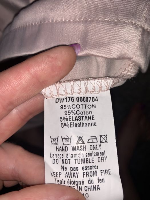 Sukienka bez ramiączek bez pleców pudrowy róż rozmiar 36