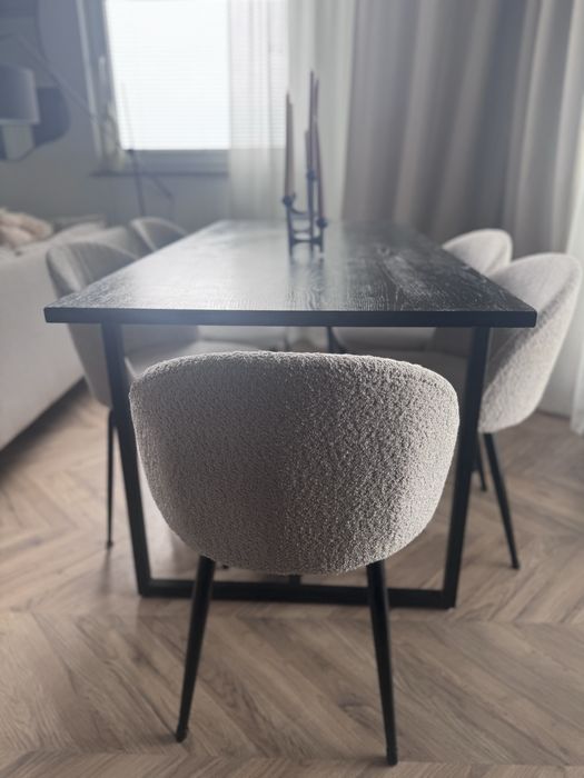 Krzesla 6 szt boucle