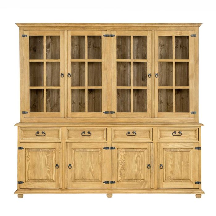 biblioteczka drewniana w stylu vintage od producenta