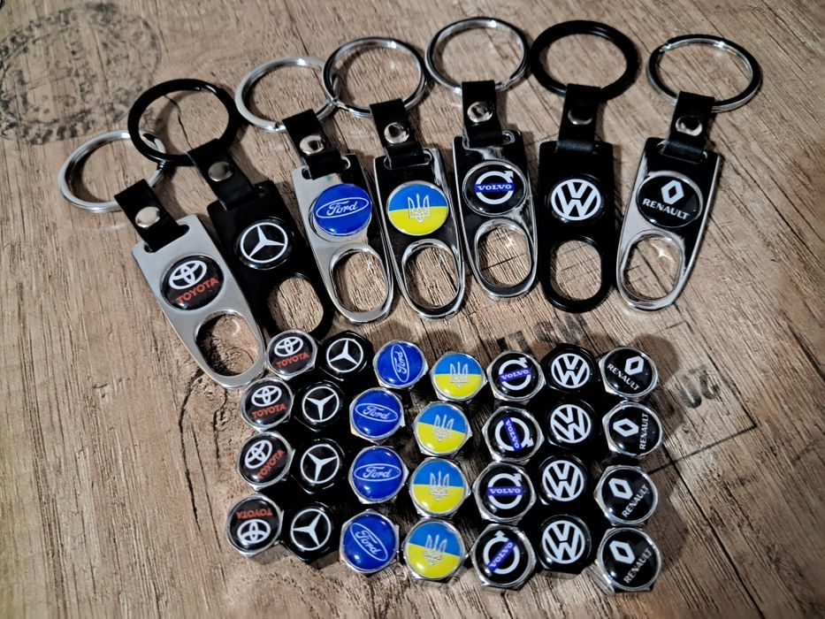 Колпачки з брелком ключиком Ford BMW М///  Audi VW Opel Subaru  Рено П