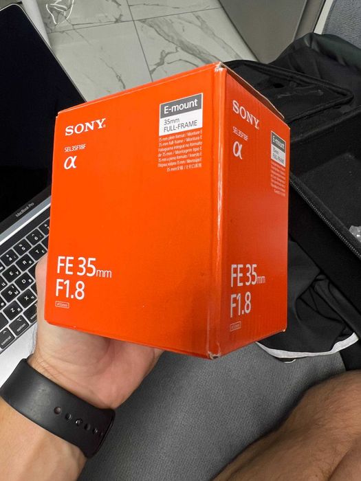 Об'єктив Sony FE 35mm f/1.8 SEL35F18F ІДЕАЛЬНИЙ СТАН! НОВИЙ!