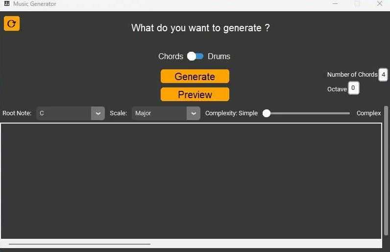 Програма Music Generator
