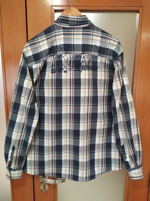 Camisa de homem, xadrez,  tam. XL