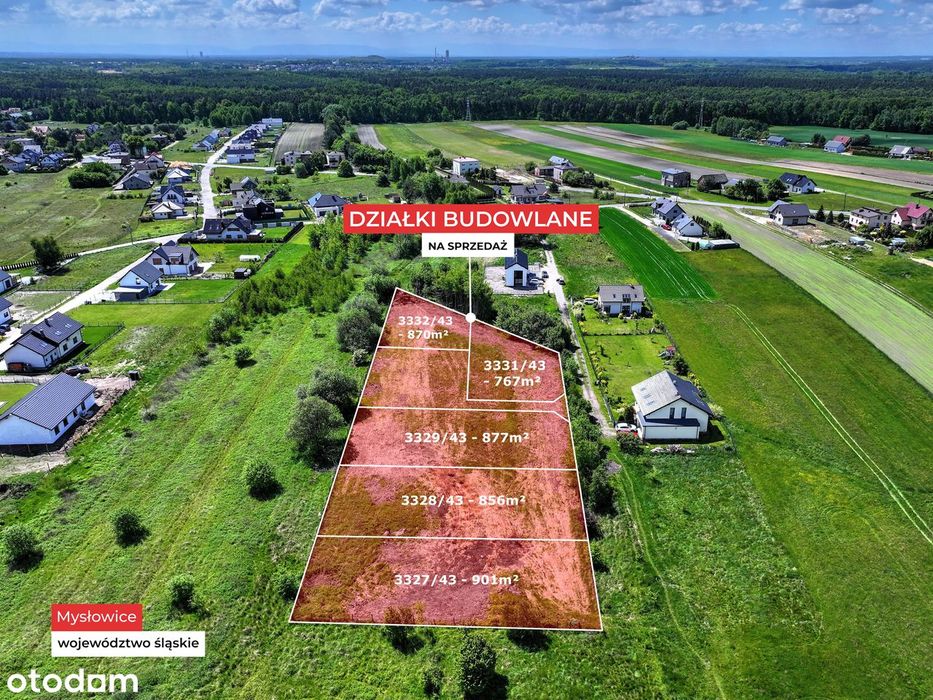 Działka budowlana w spokojnej okolicy.