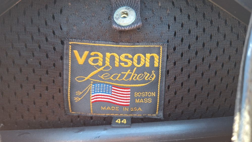 Casaco motard couro da Vanson leathers