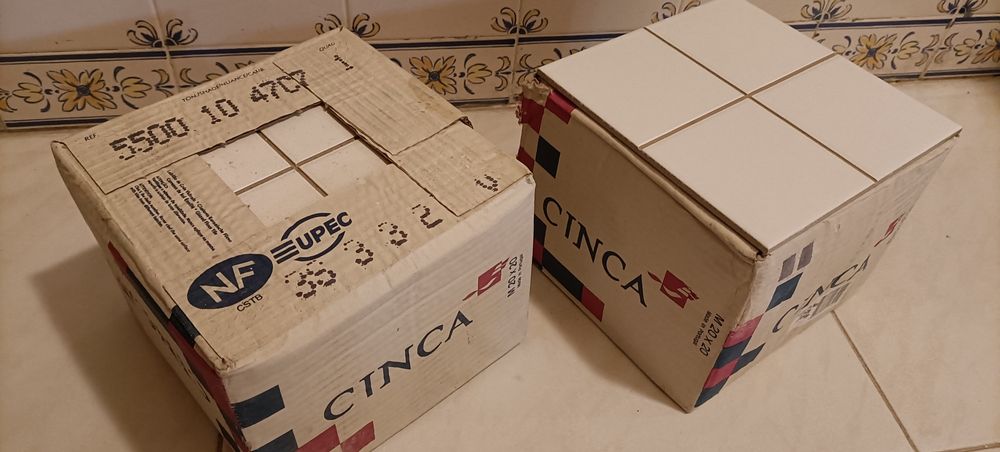 Cinca - Revestimento cerâmica 20x20 4,5m²