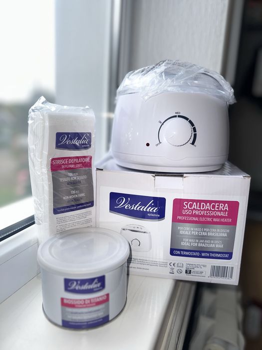 Воскоплав з воском та смужками