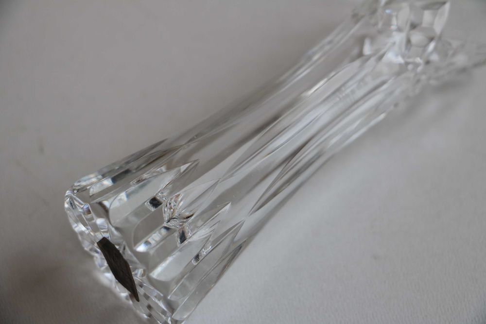Хрустальная ваза wordsley crystal англия, ручная огранка