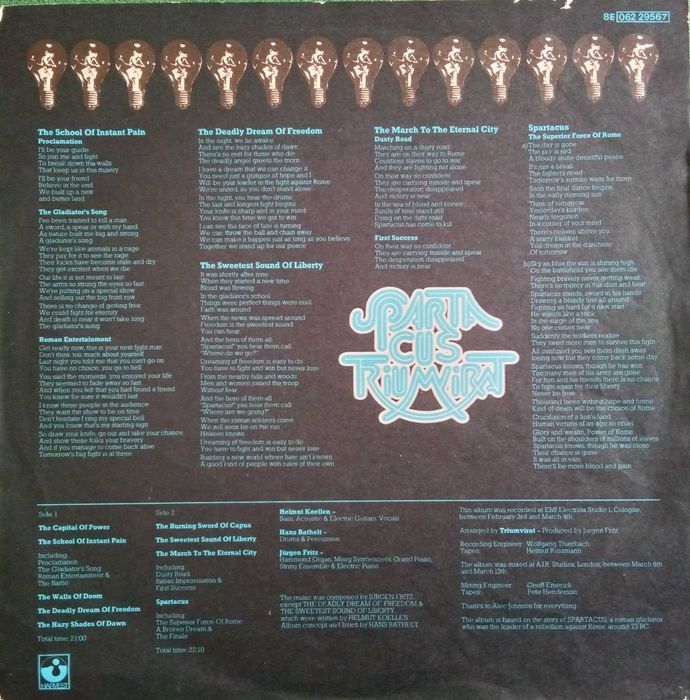 Triumvirat	- - - - -	Spartacus	- - - - -	LP