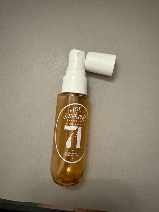 Pusty flakonik po perfumach mgiełce sol de janeiro Brazilian Crush Cheirosa 71 - Perfumowana mgiełka do ciała i włosów zatyczka skuwka
