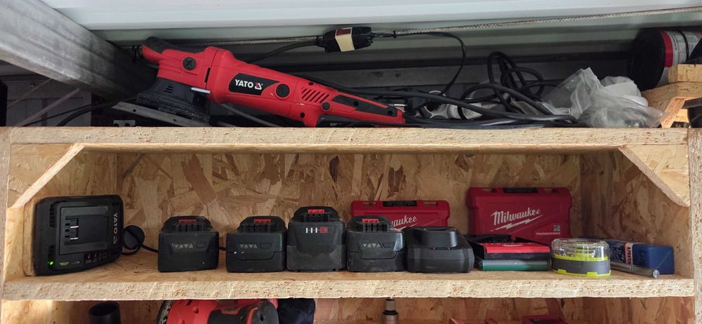 Półka narzędziowa własnoręcznie robiona - dedykowana pod Yato