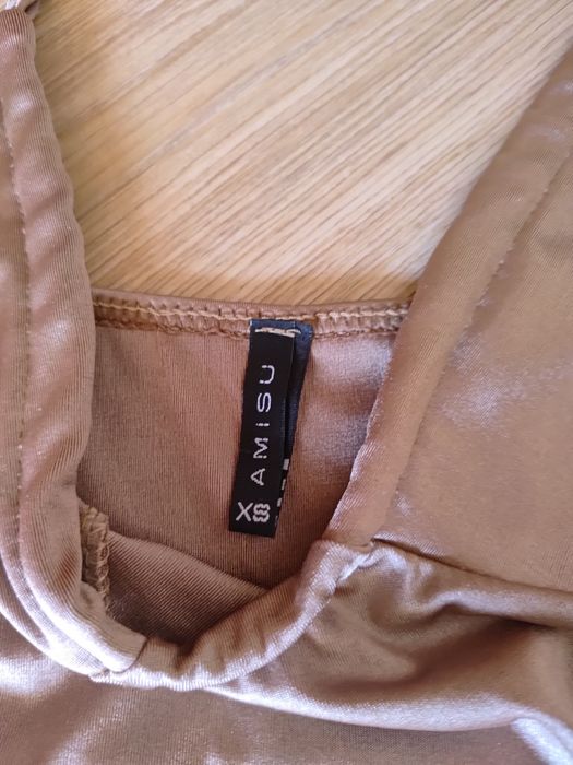 Bluzka top Amisu XS 34 złota