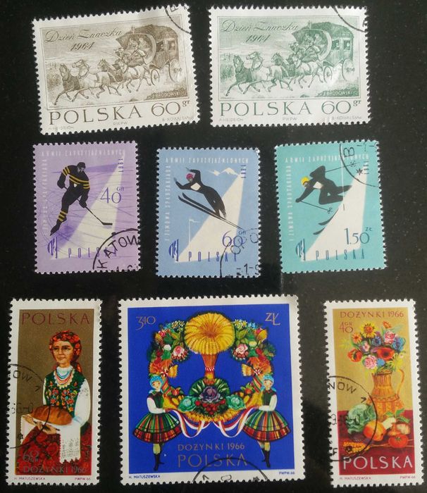 Filatelia selos do Mundo Polónia