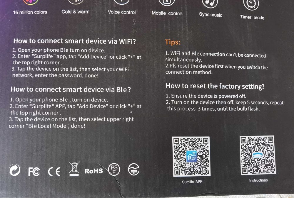 Luz de teto LED Inteligente 30W (Nova)