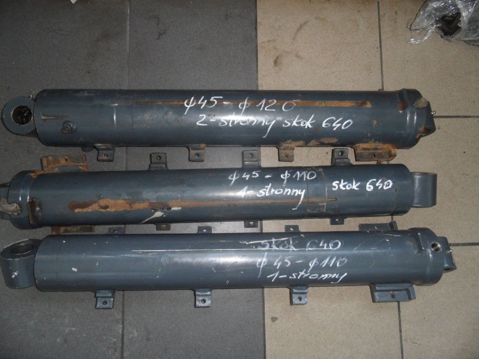 Siłownik hydrauliczny do łuparki rębak prasa podpora