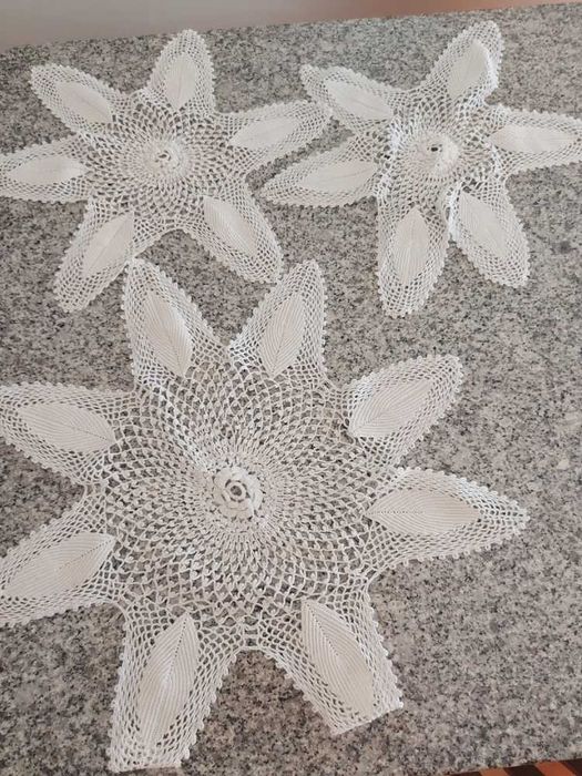 Conjunto 3 Panos de Croché