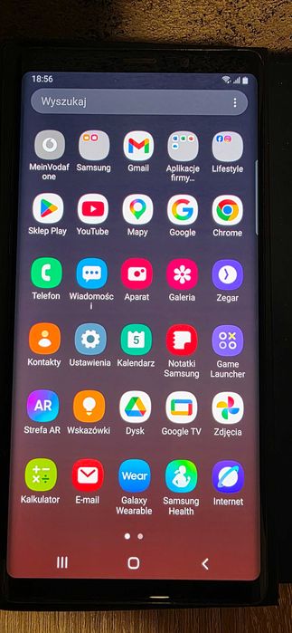 Samsung Galaxy Note 9-pełen komplet od producenta.