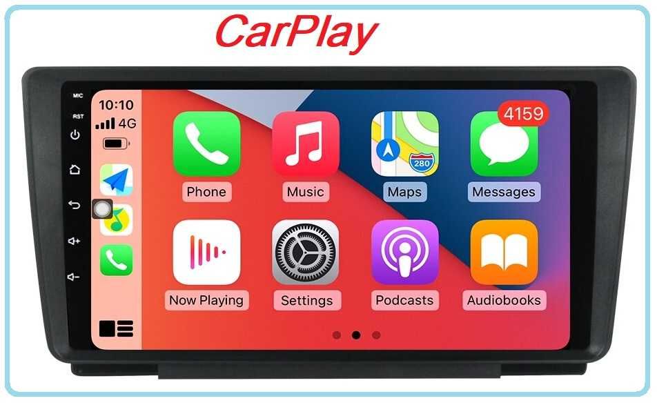 Автомагнiтола Skoda Octavia Android, USB, GPS, 4G, CarPlay