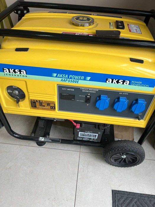 Генератор 4,5кВТ, бензиновий AKSA AAP 5500Е
