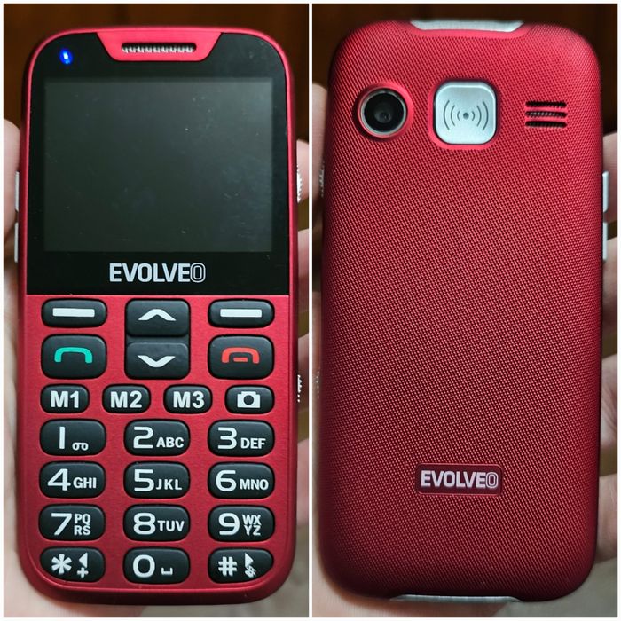 Кнопочний Мобільний Телефон Evolveo Easyphone XD EP-600-XDR Одна Сімка