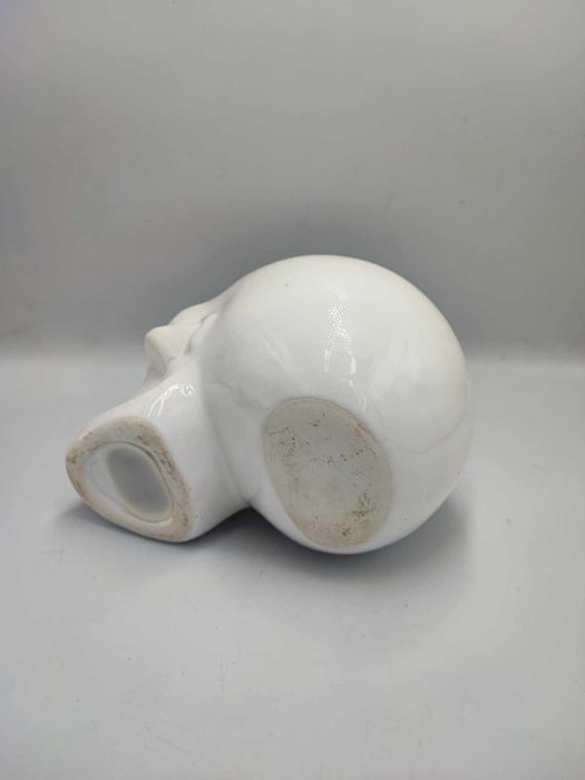 Porcelanowa skarbonka,czaszka vintage