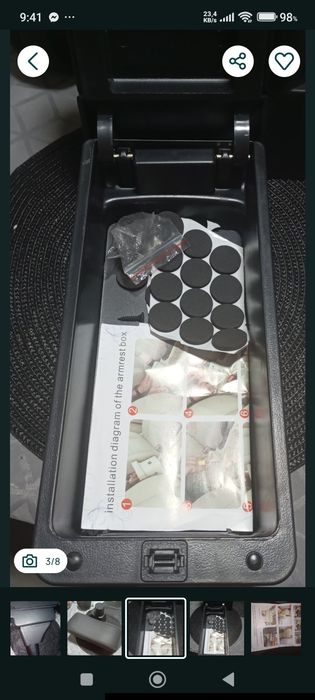 Apoio de braço para viatura pegout