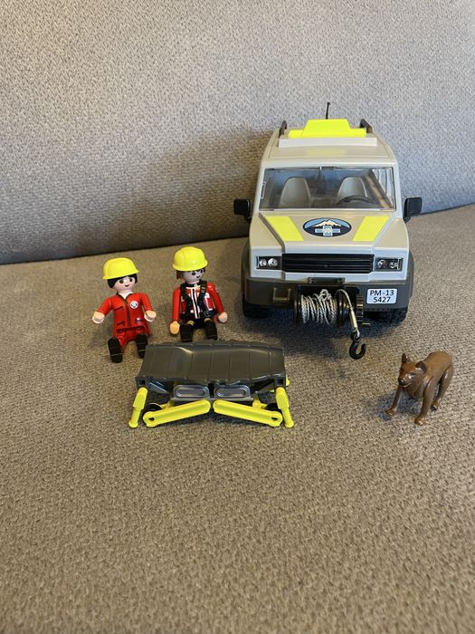 Playmobile samochód patrol górski plus straż pożarna