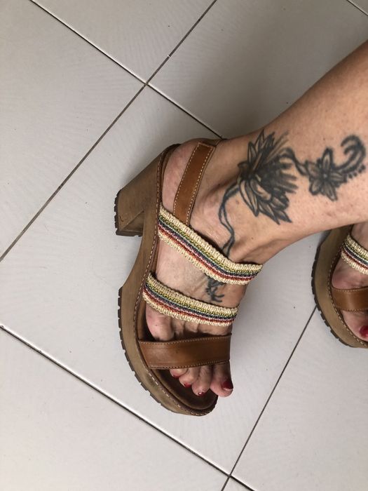 Sandálias novas XUZ boho chic