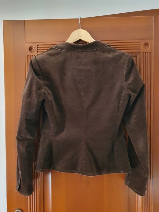 Żakiet sztruks brąz