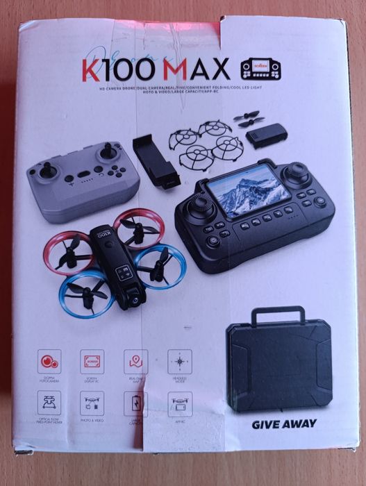 Квадрокоптер K100 MAX Міні Дрон (без камери) Новий!