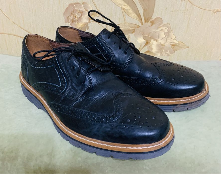 Шкіряні оксфорди Clarks 43 р. устілка 28 см.